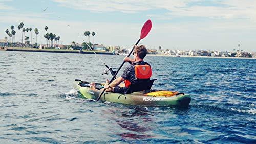 Sit on Top Fishing Kayak with Adjustable Seat and Large Storage, 10' 6" X671