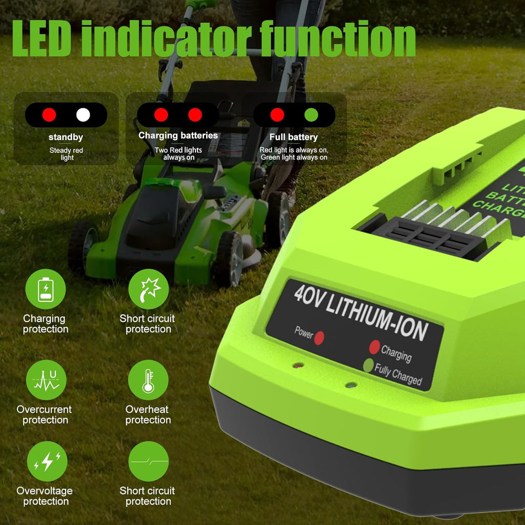 40V Lithium-Ion Battery Charger for G-MAX 40V Battery I7595