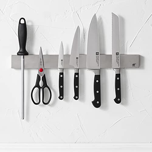7-Piece Razor-Sharp Knife Block Set with Stainless Magnetic Knife Bar L776