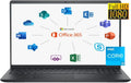 Dell 2024 Inspiron 15 3520 Slim Laptop, 15.6" FHD LED Display, Intel Core i3-1115G4 up to 4.1GHz (Beat N4020), HDMI, Webcam, Windows 11 Home, Black (Latest Model) (8GB RAM | 256GB PCIe SSD)