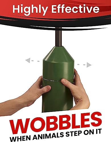 18" Squirrel Baffle for Bird Feeder Poles, Wrap Around Pole Mount, No Tool Install X5357