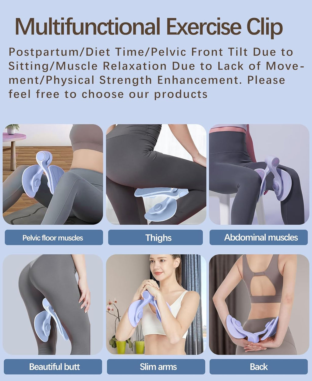 Leg Press Machine Thigh Hip Trainer for Postpartum Rehabilitation T95061