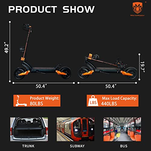 Electric Scooter for Adults, 3000W Dual Motors, 45 MPH, 52 Mile Range F197103