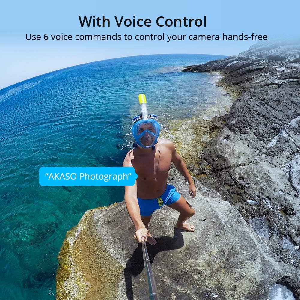 4K30FPS 20MP WiFi Action Camera with Touch Screen EIS 4X Zoom and Underwater Capability Y5045
