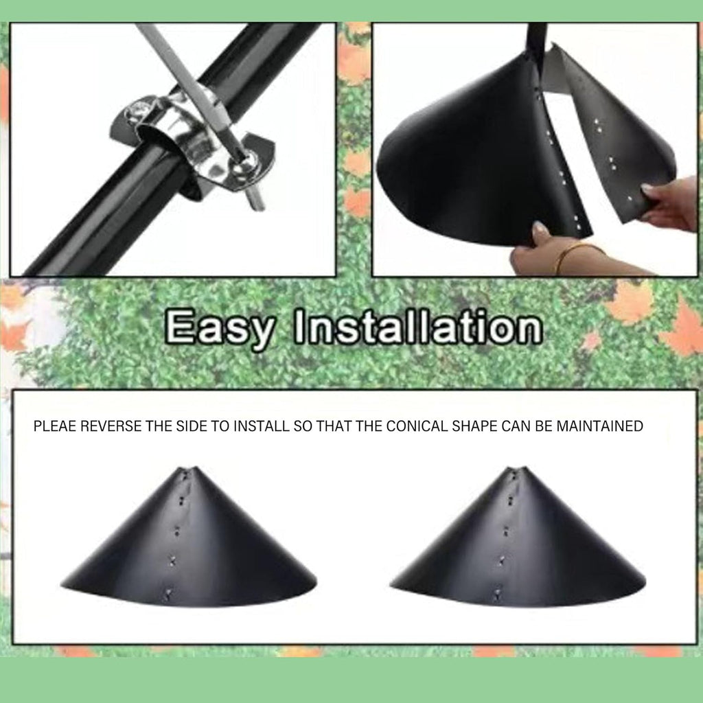 Plastic Squirrel Baffle for Bird Feeders, 16 inches U278006
