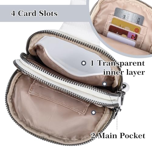 Small Crossbody Sling Bag with Touchscreen Pocket for Women G8645