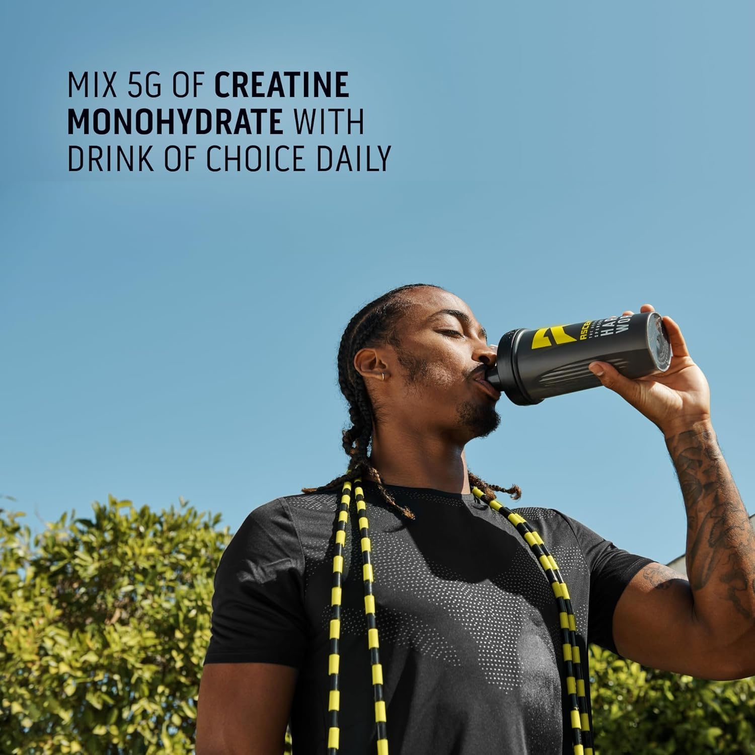 Creatine Monohydrate Powder, Unflavored, 45 Servings F4182