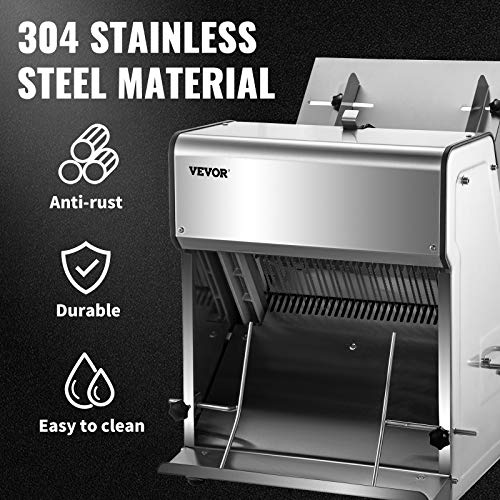 Commercial Conveyor Toaster, 2200W Stainless Steel Double Heating Tubes R872