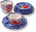 Pioneer Woman 12-Piece Heritage Floral Dinnerware Set (Blue Floral)