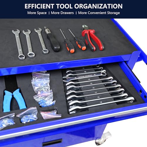 Rolling Tool Cart with Wheels, Metal Storage Cabinet for Garage and Workshop X862315