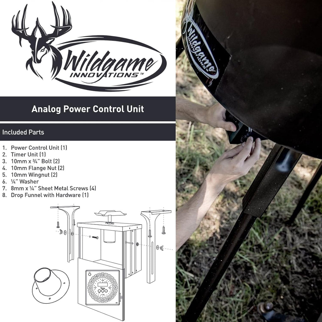 Trophy Hunter 6V Analog Feeder Kit with Power Control Unit and Timer E8979
