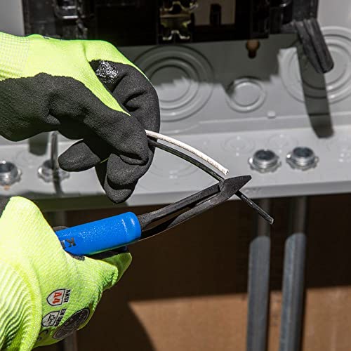Diagonal Cutting Pliers, 8-Inch, Angled Head for Heavy-Duty Cutting D88606