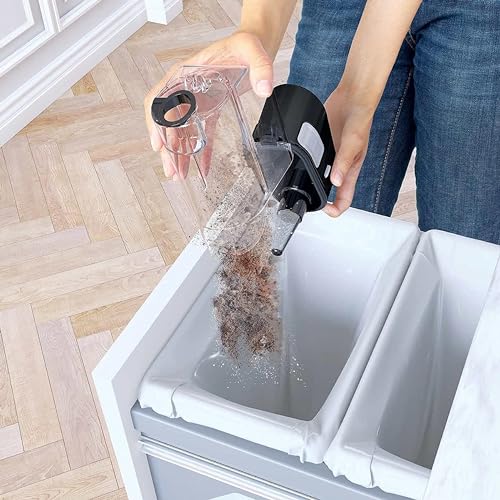 Corded Stick Vacuum with Swivel Steering and LED Headlights, Removable Dust Cup, for All Floors O67451