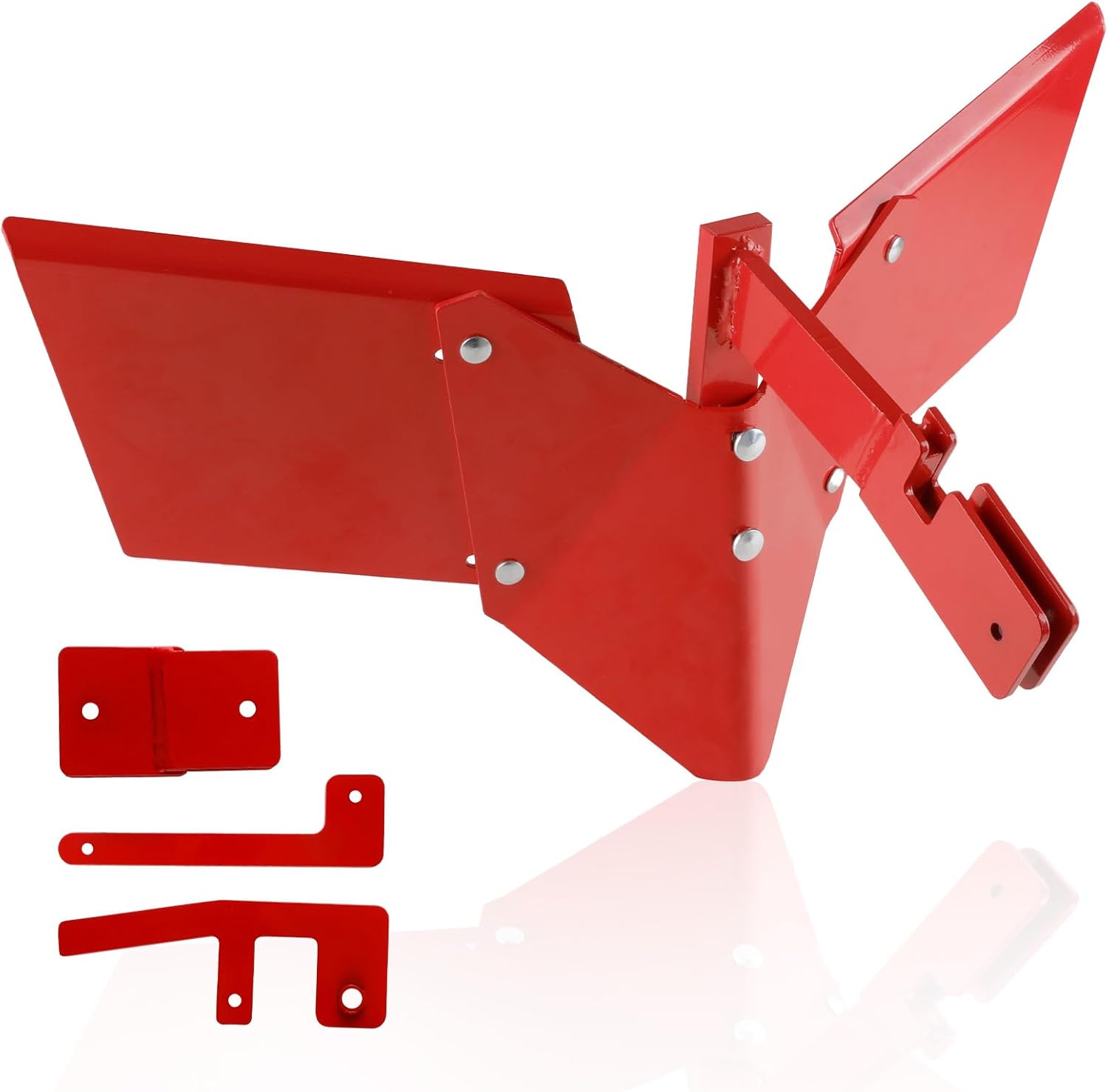 Hiller-Furrower Kit Rear Tine Rototillers, Compatible with Earthquake 15683 Rear Tine Tillers, Three Connection Adapters for Husqvarna, Southland, Powermate, Troy-Bilt, and Cub Cadet
