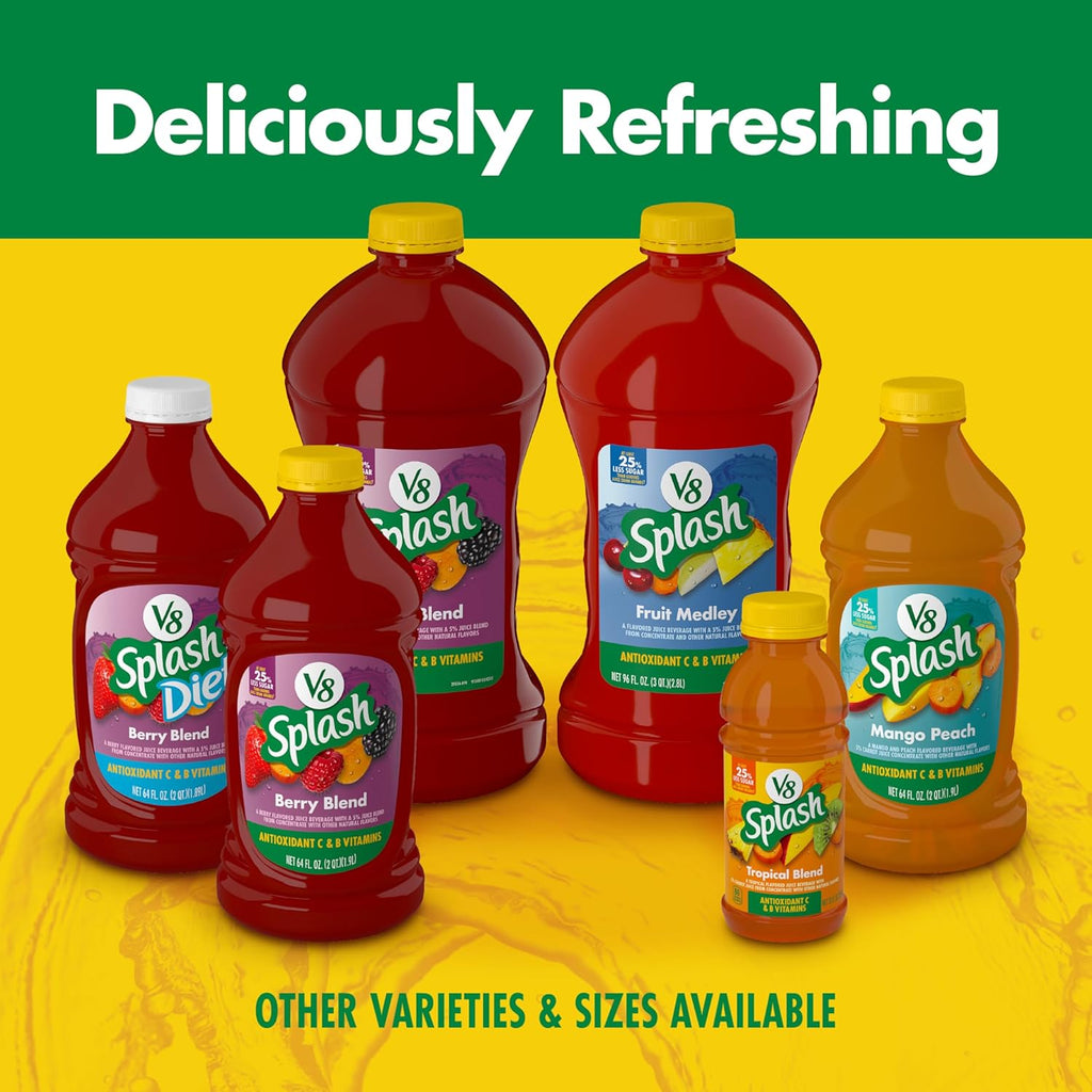 Fruit Medley Flavored Juice Beverage, 16 FL OZ Bottle (Pack of 12) C266341