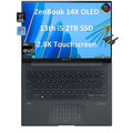 Asus ZenBook 14 14X OLED 14.5/inch QHD+(2880x1800)120HzTouchscreen(Intel 13th Gen i5-13500H(Beat i7-1250U),8GB RAM,512GB SSD)Business Laptop,NumberPad,Backlit,Webcam,IST HDMI,Win 11 Home Inkwell Gray