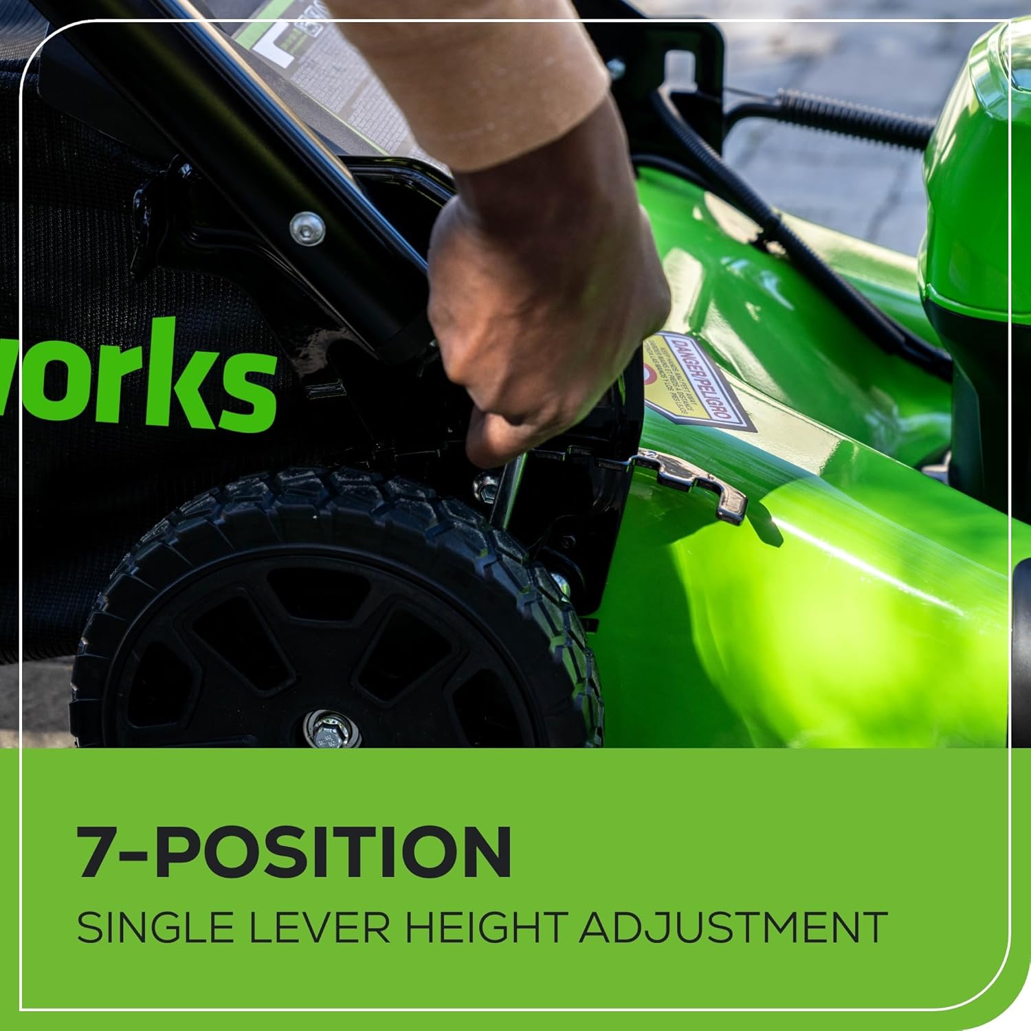 40V 20" Brushless Push Mower with 4.0Ah Battery Q848153
