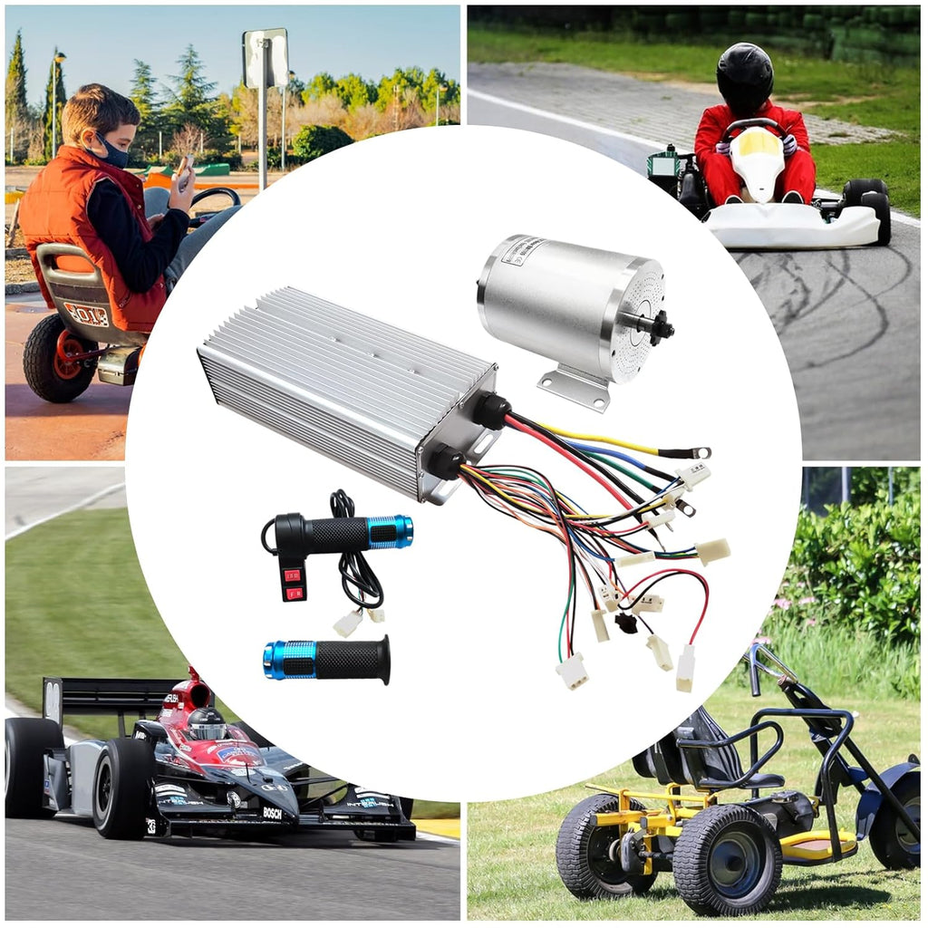 72V 3000W Brushless Electric Motor with Controller for Go Kart Scooter E-Bike R1095