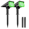 T-SUNUS Solar Landscape Spotlights, 20 LED IP65 Waterproof Solar Lights 2-in-1 Outdoor Solar Spot Light for Yard Garden Driveway Porch Walkway Pool Patio 4 Pack Cold White