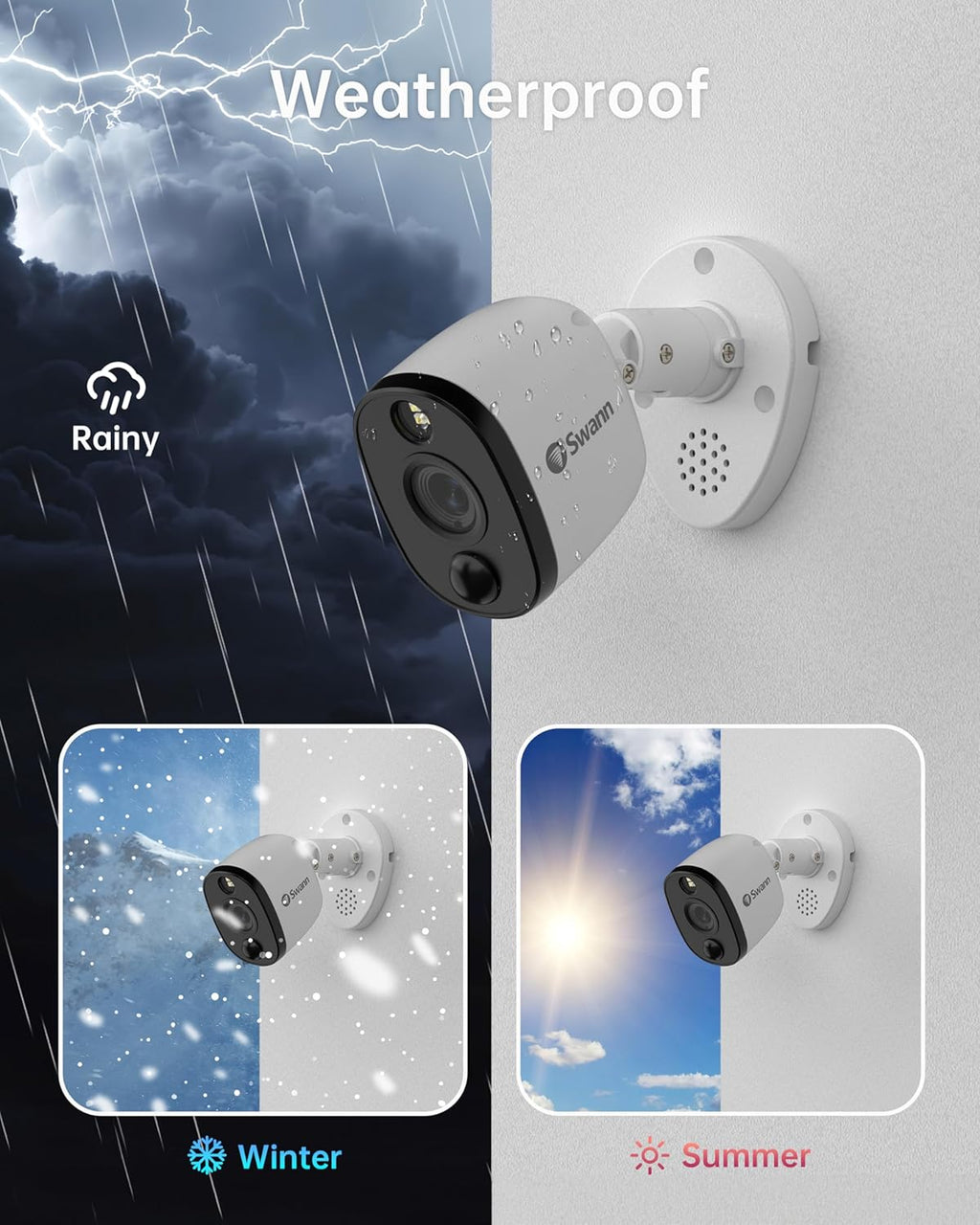 Home DVR Security Camera System with 2TB HDD, 16 Channel 8 Camera, 4K Ultra HD Video, Indoor or Outdoor Wired Surveillance CCTV, Color Night Vision, Heat Motion Detection, LED Lights K657562