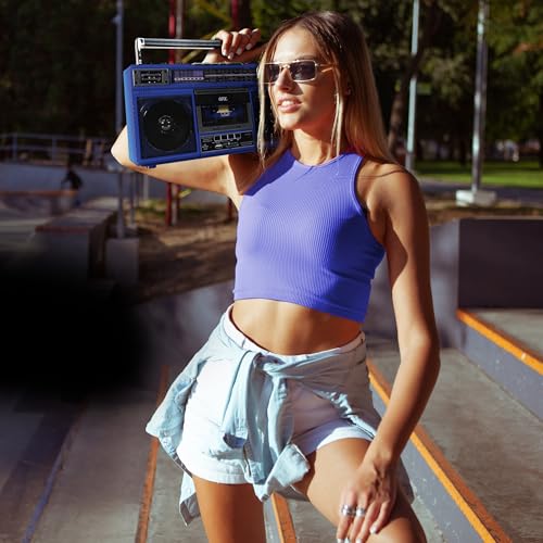 Boombox MP3 Cassette Player with Bluetooth and AM FM Radio I527