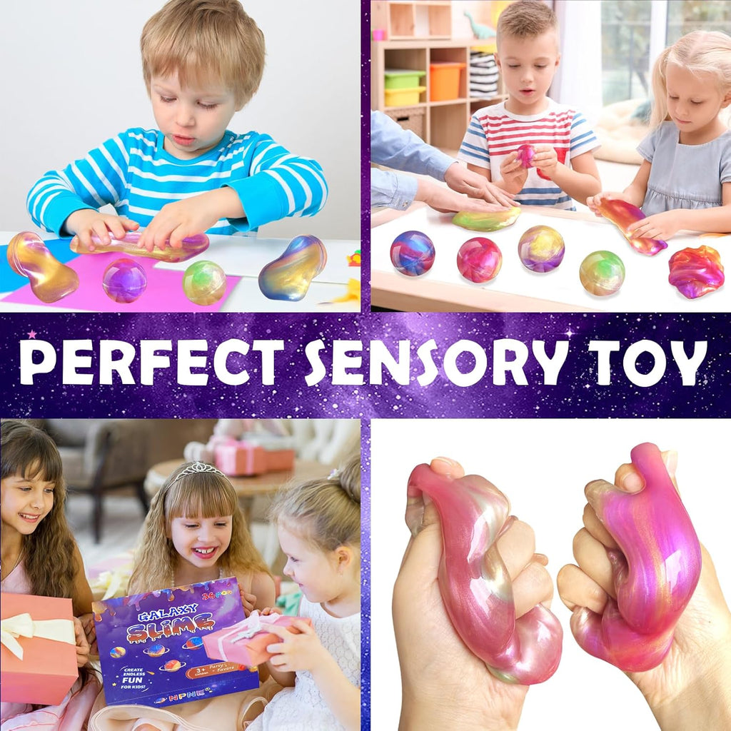 Slime Party Favors for Kids 36 Pack DIY Stress Relief Putty Toy P465