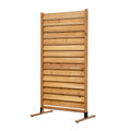 Enclo Privacy Screens EC18008 Richmond Wood Outdoor Privacy Fence Screen No-Dig Kit 38" W x 42" H, Cedar (2 Panels)