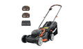 WORX WG743E Cordless Lawnmower 40 V - Professional Lawnmower with Mulching Function & PowerShare Battery - Lawn Mowing without Cable - Ideal for Gardens up to 500 m²