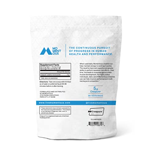 Creatine Monohydrate Powder for Muscle Support, 5g Per Serving F57548