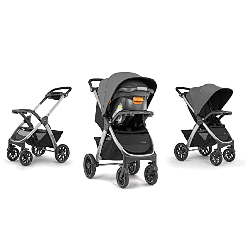 3-in-1 Travel System with Quick-Fold Car Seat and Stroller Combo for Infant W6889