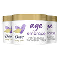 Dove Body Love Shower Cleansing Butter For Maturing Skin Age Embrace Cleanser is Silkier than Body Wash with Glycerin and Peptides 10 oz