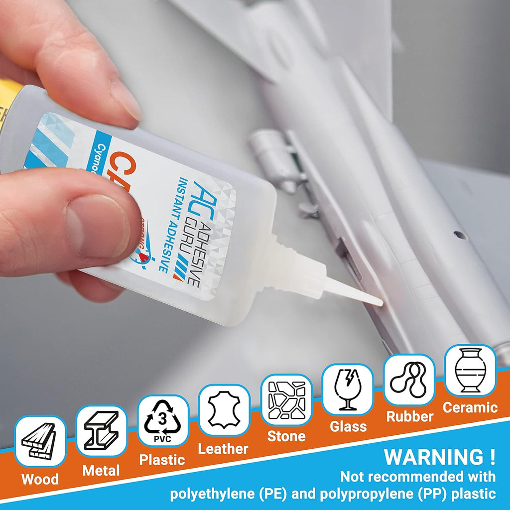 Cyanoacrylate Woodworking Glue with Activator J6733