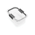 Rubbermaid Brilliance Food Storage Container, Large, 9.6 Cup, Clear 2024351 (Pack of 2)