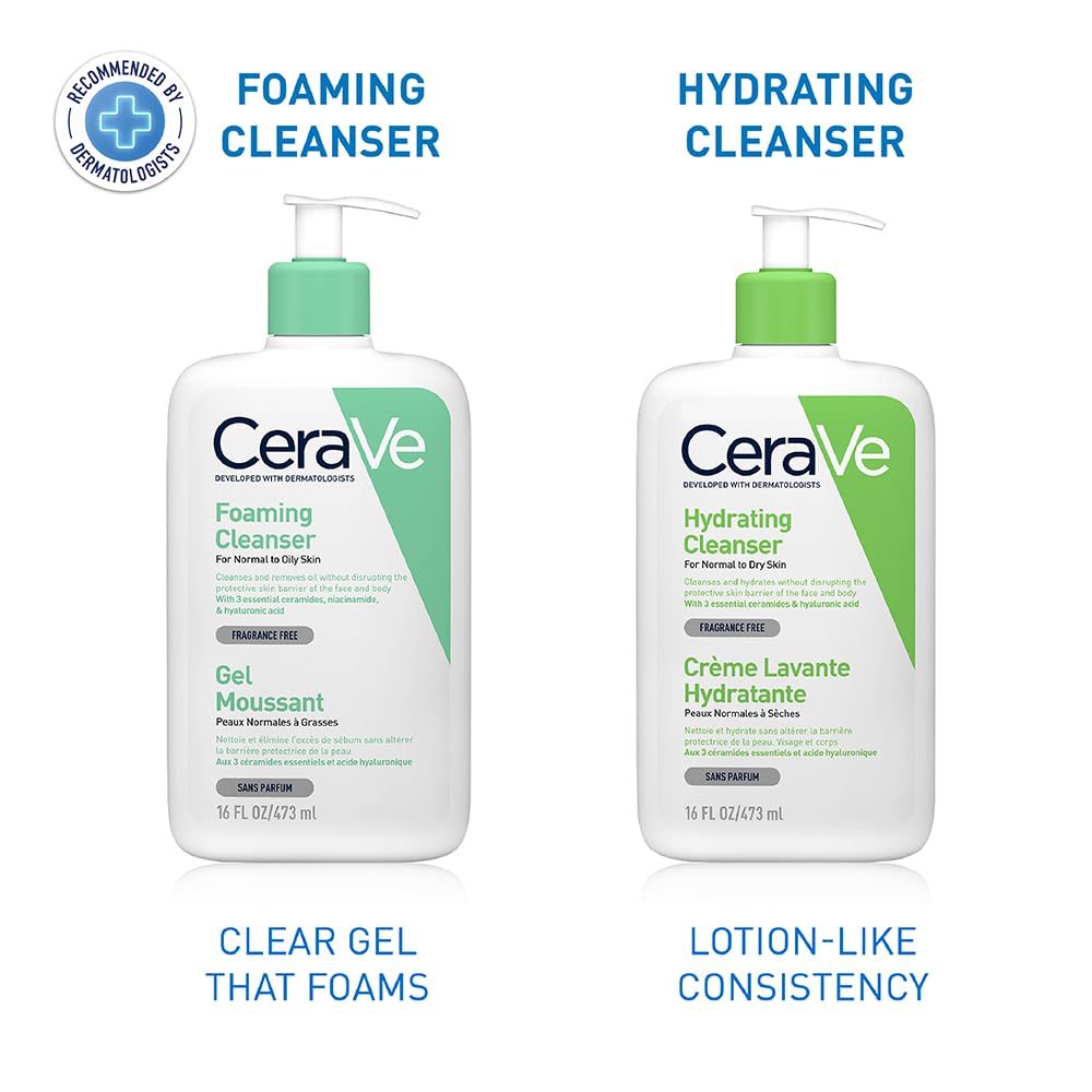 Foaming Facial Cleanser for Normal to Oily Skin, 473ml I457370
