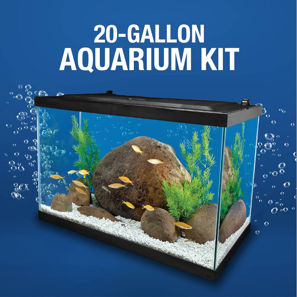 20 Gallon Complete Tropical Fish Tank Kit with LED Lighting L81322