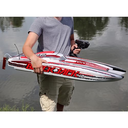 RC Brushless Catamaran Boat 42in RTR, White/Red J255