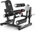 Leg Extension and Curl Machine, Leg Rotary Extension for Thigh with Adjustable Seat & Backrest, Lower Body Special Leg Machine with Plate Loaded for Home Gym, 770LB Commercial Rated