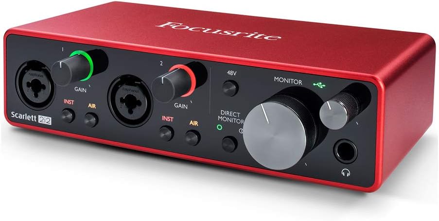 USB Audio Interface with Pop Filter and XLR Cable Z119592