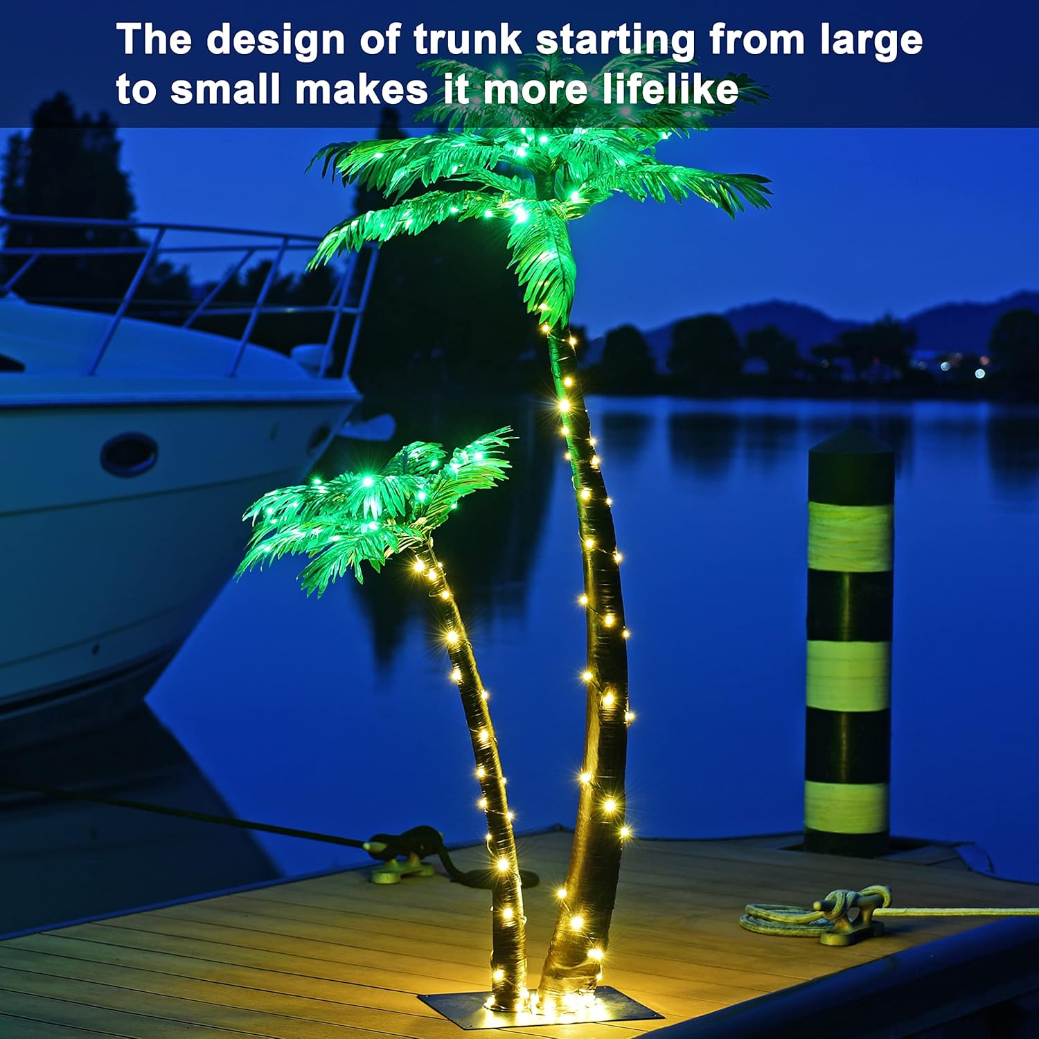 Palm Tree Decor 184LED for Outdoor Patio Party Garden N95946