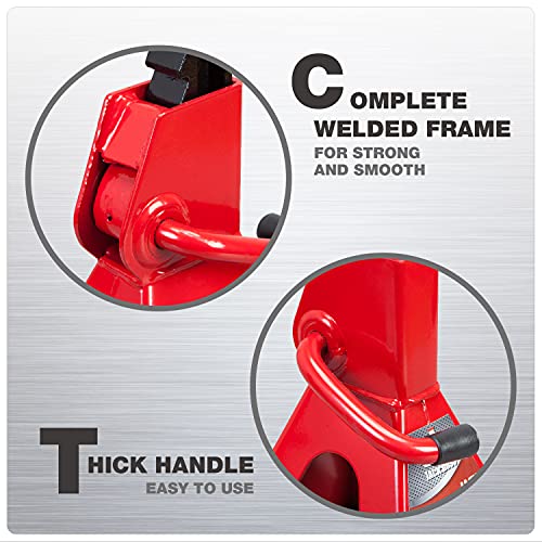 2 Ton Car Lifting Stand, Red, 2 Pack T1699