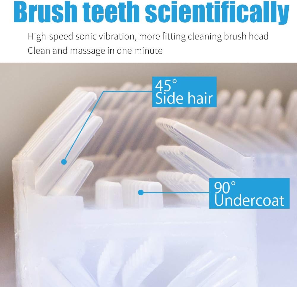 U Shaped Automatic Toothbrush for Adults with Timer and Wireless Charging I533820