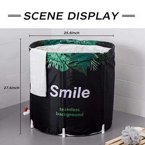 Foldable Portable Bathtub for Adults, Soaking Tub for Shower Stall Z985310