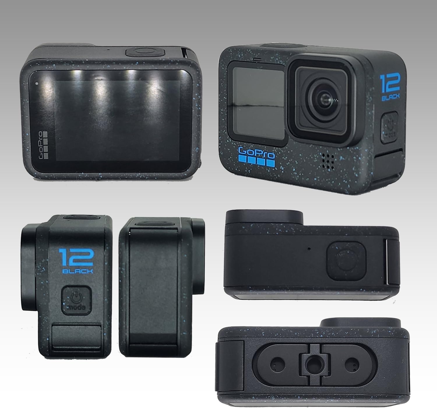 GoPro Hero 12 Bundle with 64GB Memory Card, Mini Camera Dolly, Battery & Charger M746