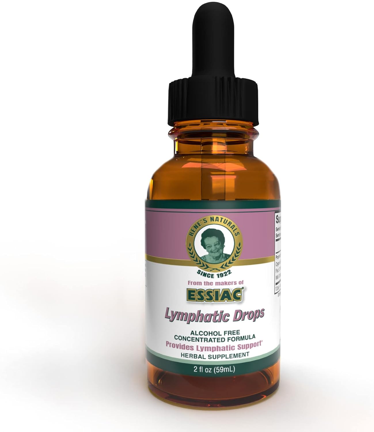 Lymphatic Drainage Drops, All Natural Concentrated 5 Herb Formula, Alcohol-Free, Vegan Supplement V722