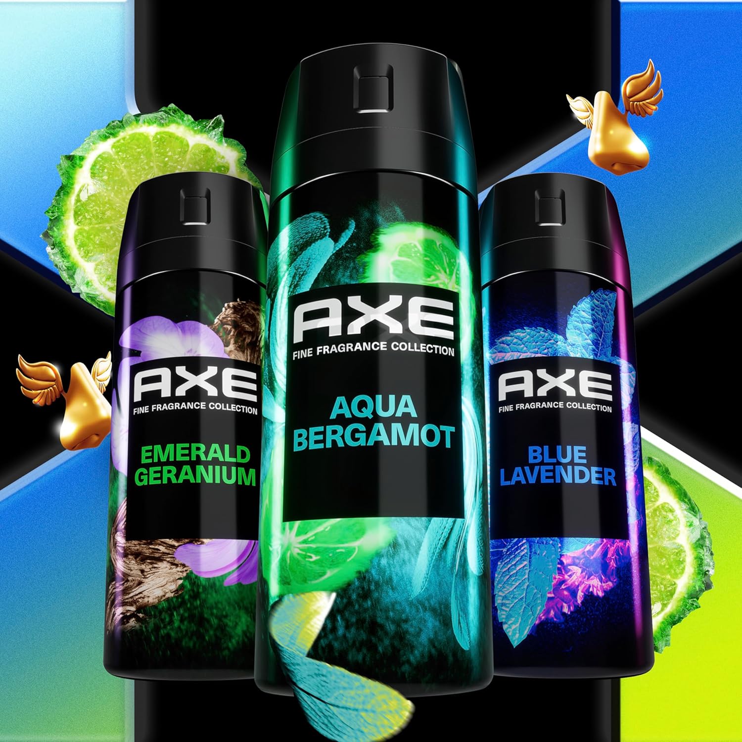 Deodorant Body Spray for Men, Aqua Bergamot, 4 oz A262131