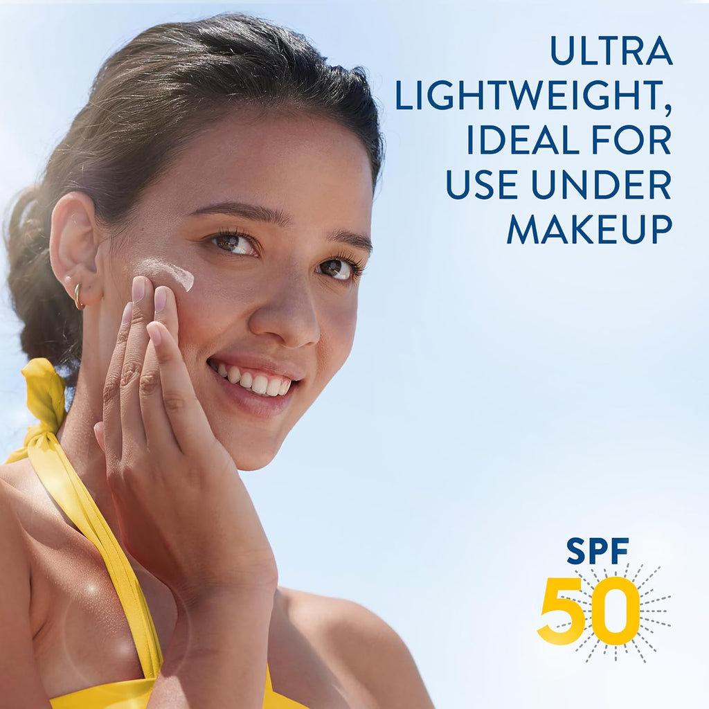 Mineral Liquid Sunscreen SPF 50 for Face, Unscented K4937