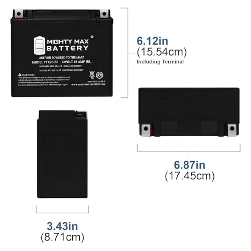 Rechargeable 12V 14AH SLA AGM Motorcycle Battery S964909