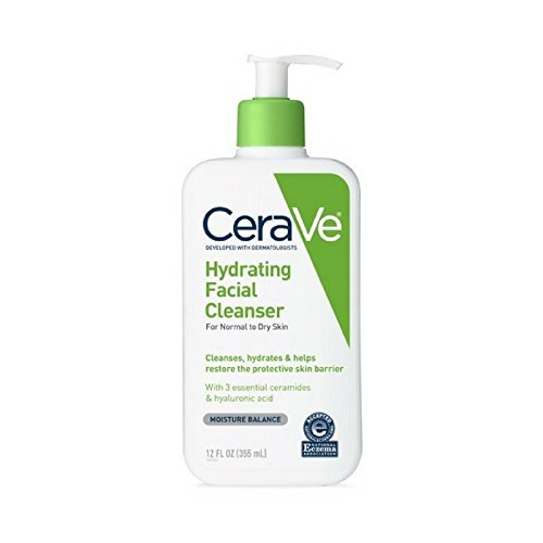 CeraVe Hydrating Facial Cleanser For Normal to Dry Skin 3 fl oz