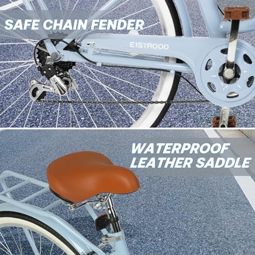 Women's 26 Inch Beach Cruiser Bike, 7 Speed Y624182