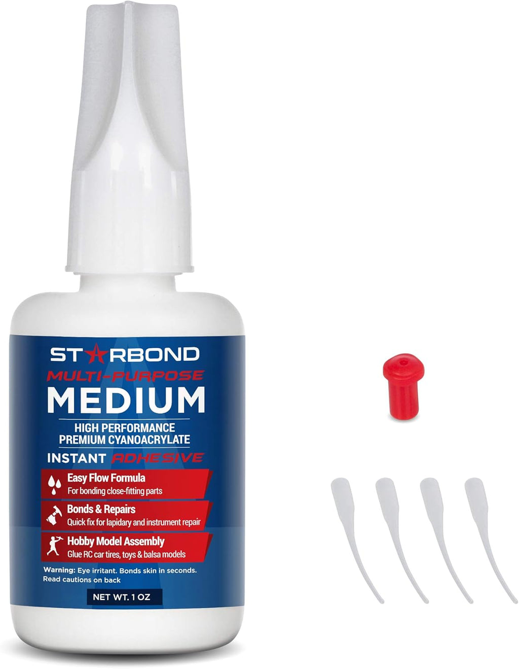 Medium CA Glue for Woodworking, Woodturning, Hobby Models C89027